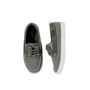 The Children’s Place Boys Boat Shoes - Grey size 2 NWT